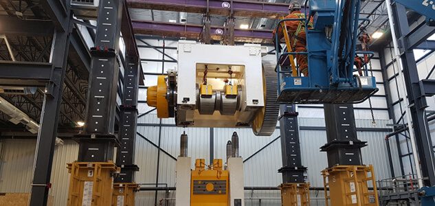 Moving heavy machinery